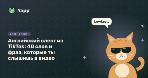 Английский сленг из TikTok: 40 слов и фраз, которые ты слышишь в видео
